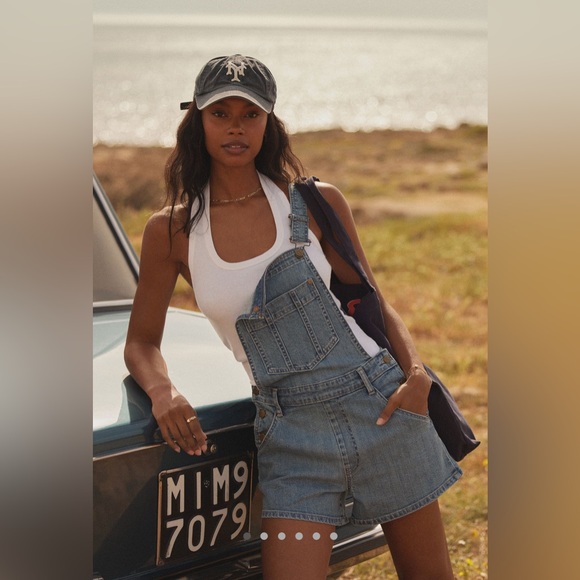 Anthropologie Denim - Anthropologie Light Blue Denim Short Overalls